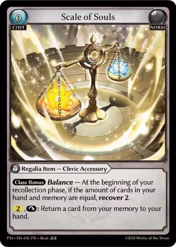 Scale of Souls (015), Promotional Cards — Grand Archive card price