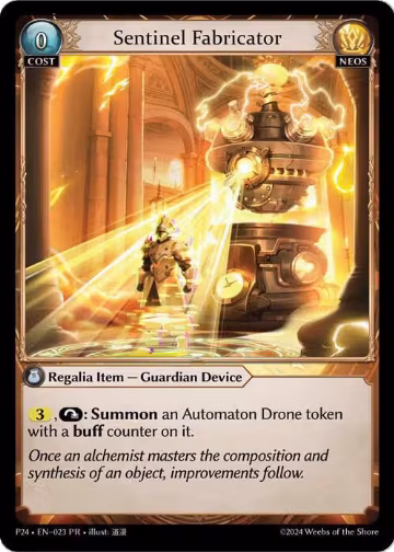 Sentinel Fabricator (023), Promotional Cards — Grand Archive card price