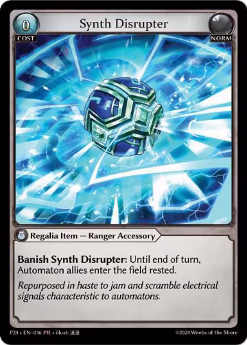 Synth Disrupter (016), Promotional Cards — Grand Archive card price