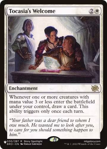 Tocasia's Welcome (030/012), The List Reprints — Magic card price