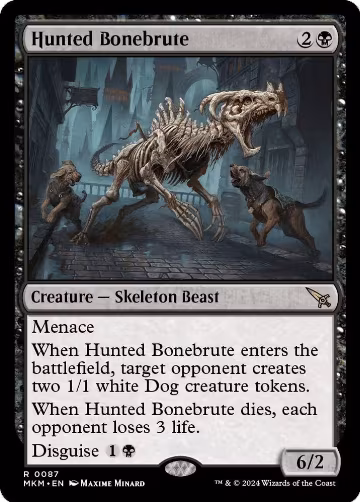 Hunted Bonebrute (87), Murders at Karlov Manor — Magic card price