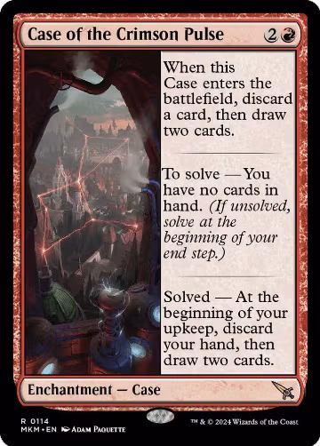 Case of the Crimson Pulse (114), Murders at Karlov Manor — Magic card price