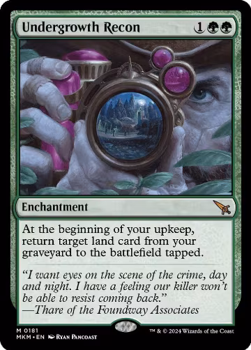 Undergrowth Recon (181), Murders at Karlov Manor — Magic card price