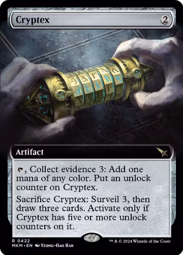 Cryptex (Extended Art) (422), Murders at Karlov Manor — Magic card price