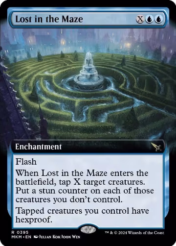 Lost in the Maze (Extended Art) (395), Murders at Karlov Manor — Magic card price