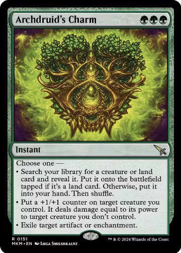 Archdruid's Charm (151), Murders at Karlov Manor — Magic card price