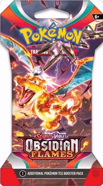 Obsidian Flames Sleeved Booster Pack, Obsidian Flames — Pokémon sealed product price