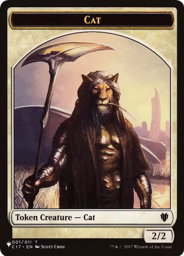 Cat (001) // Dog Double-Sided Token (1 // 10), The List Reprints — Magic card price