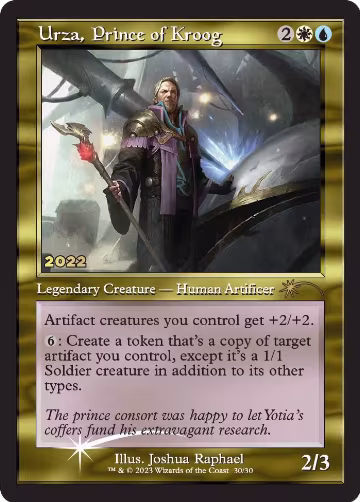 Urza, Prince of Kroog (30), 30th Anniversary Promos — Magic card price