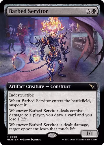 Barbed Servitor (Extended Art) (398), Murders at Karlov Manor — Magic card price