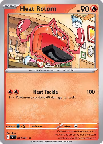 Heat Rotom (013/091), Paldean Fates — Pokémon card price