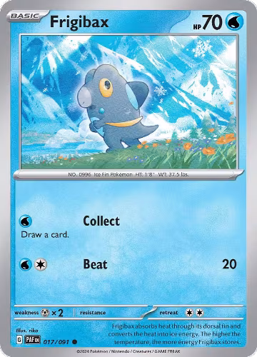 Frigibax - 017/091 (017/091), Paldean Fates — Pokémon card price