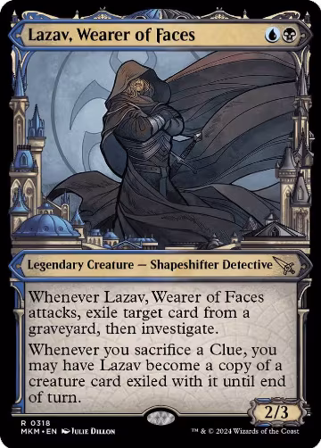Lazav, Wearer of Faces (Showcase) (0318) (318), Murders at Karlov Manor — Magic card price