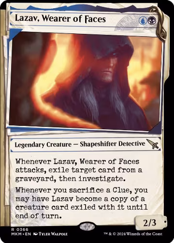 Lazav, Wearer of Faces (Showcase) (0366) (366), Murders at Karlov Manor — Magic card price