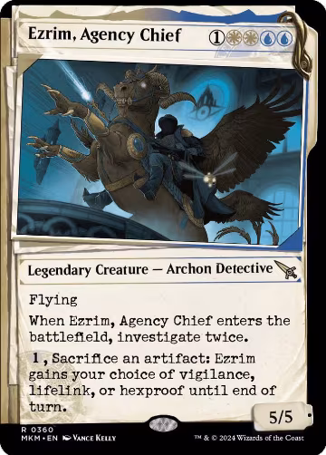 Ezrim, Agency Chief (Showcase) (360), Murders at Karlov Manor — Magic card price