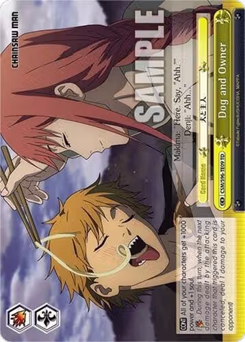 Dog and Owner (CSM/S96-TE09 TD), Chainsaw Man — Weiß Schwarz card price
