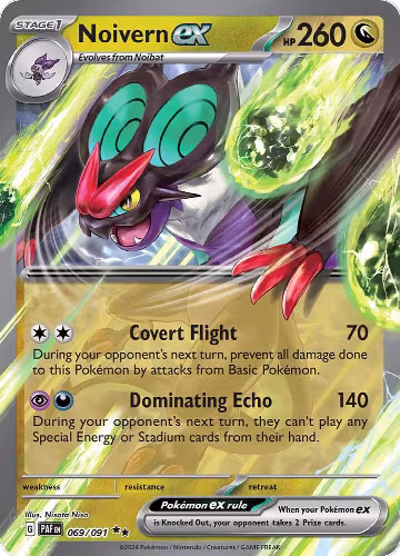 Noivern ex - 069/091 (069/091), Paldean Fates — Pokémon card price
