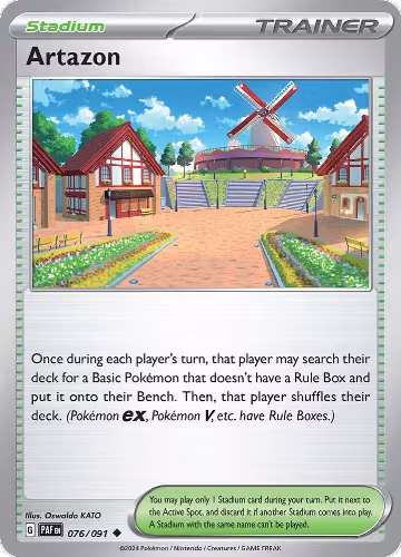 Artazon (076/091), Paldean Fates — Pokémon card price