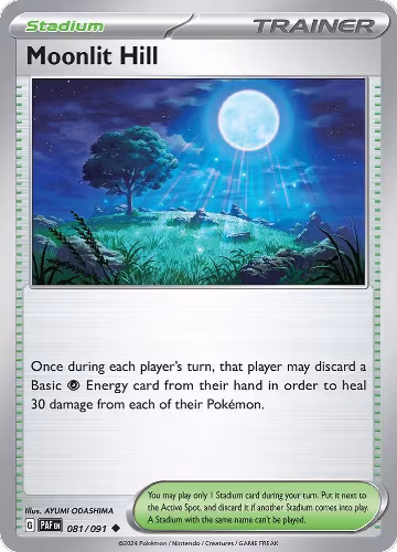 Moonlit Hill (081/091), Paldean Fates — Pokémon card price