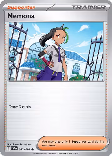 Nemona - 082/091 (082/091), Paldean Fates — Pokémon card price