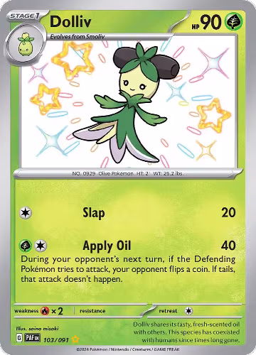 Dolliv (103/091), Paldean Fates — Pokémon card price