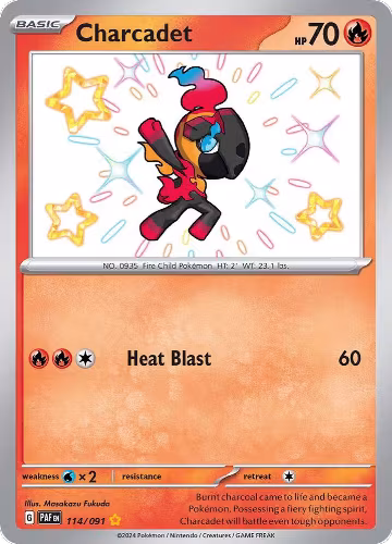 Charcadet - 114/091 (114/091), Paldean Fates — Pokémon card price