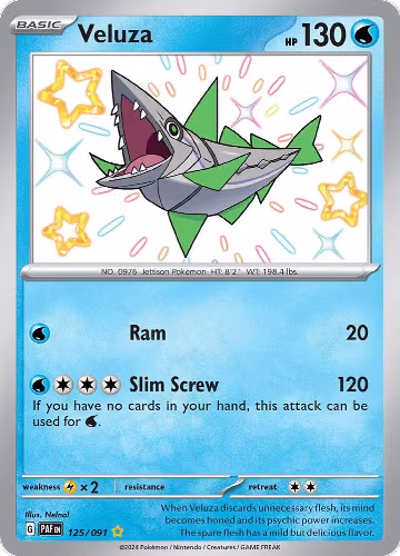 Veluza - 125/091 (125/091), Paldean Fates — Pokémon card price