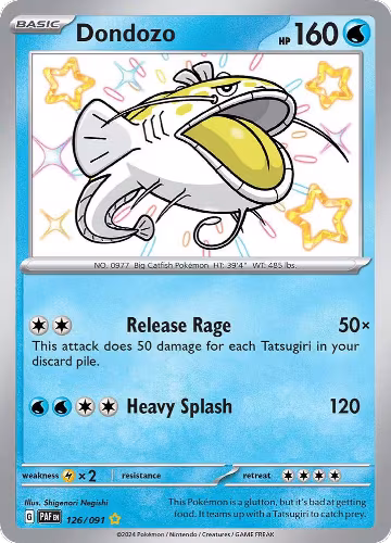 Dondozo (126/091), Paldean Fates — Pokémon card price