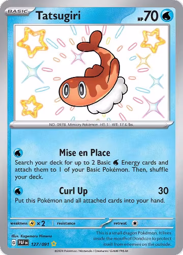 Tatsugiri (127/091), Paldean Fates — Pokémon card price