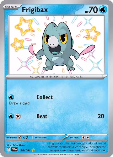 Frigibax - 128/091 (128/091), Paldean Fates — Pokémon card price