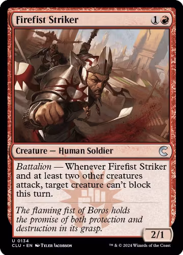 Firefist Striker (134), Ravnica: Clue Edition — Magic card price