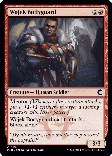 Wojek Bodyguard (154), Ravnica: Clue Edition — Magic card price