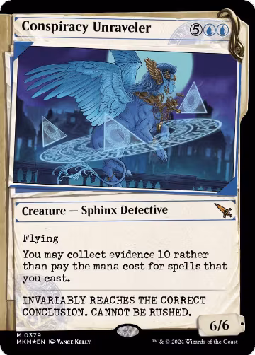 Conspiracy Unraveler (Showcase) (Invisible Ink) (379), Murders at Karlov Manor — Magic card price