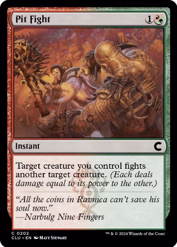 Pit Fight (202), Ravnica: Clue Edition — Magic card price
