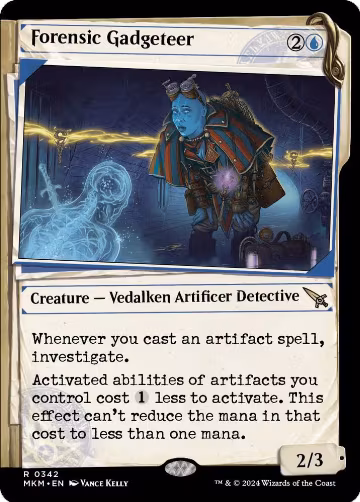 Forensic Gadgeteer (Showcase) (342), Murders at Karlov Manor — Magic card price