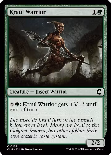 Kraul Warrior (168), Ravnica: Clue Edition — Magic card price