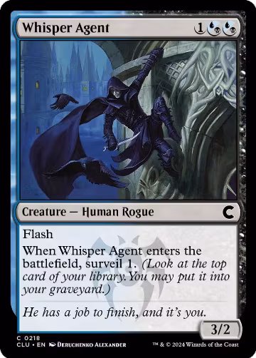 Whisper Agent (218), Ravnica: Clue Edition — Magic card price