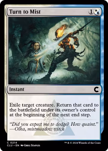Turn to Mist (214), Ravnica: Clue Edition — Magic card price