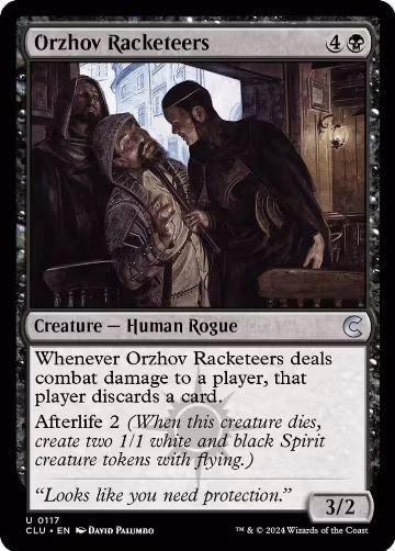Orzhov Racketeers (117), Ravnica: Clue Edition — Magic card price