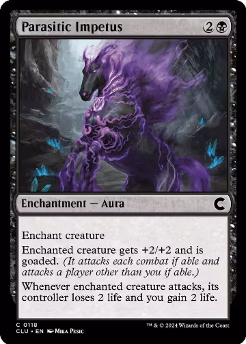 Parasitic Impetus (118), Ravnica: Clue Edition — Magic card price