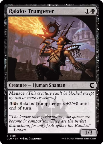 Rakdos Trumpeter (119), Ravnica: Clue Edition — Magic card price