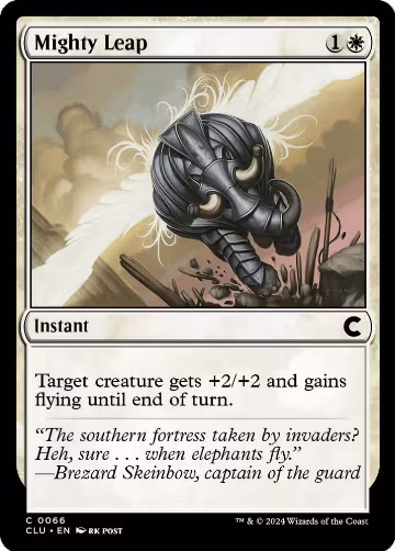 Mighty Leap (66), Ravnica: Clue Edition — Magic card price