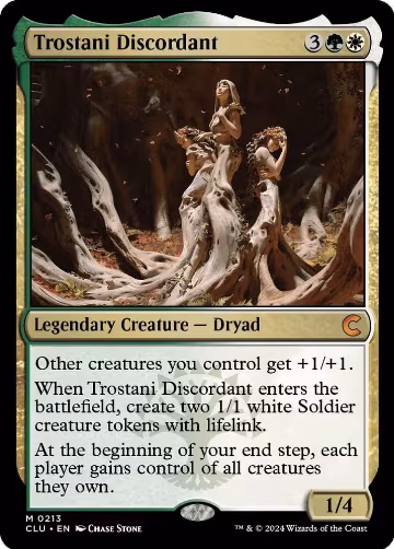 Trostani Discordant (213), Ravnica: Clue Edition — Magic card price
