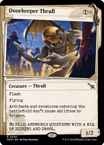 Doorkeeper Thrull (Showcase) (338), Murders at Karlov Manor — Magic card price