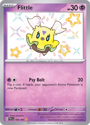 Flittle - 164/091 (164/091), Paldean Fates — Pokémon card price