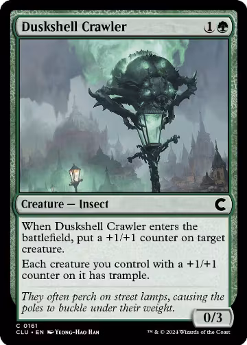 Duskshell Crawler (161), Ravnica: Clue Edition — Magic card price