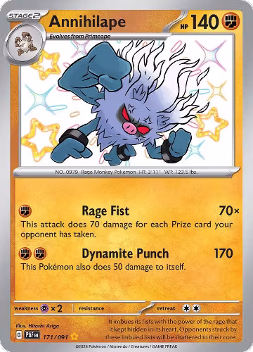 Annihilape - 171/091 (171/091), Paldean Fates — Pokémon card price