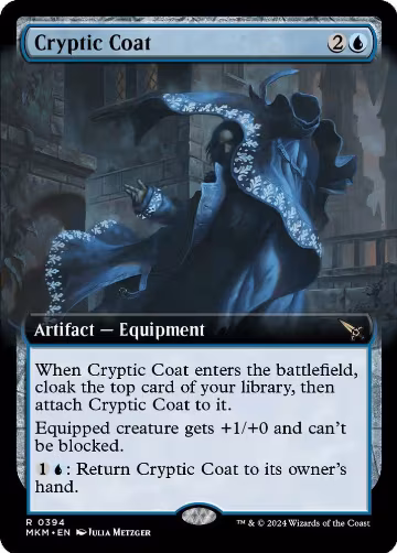 Cryptic Coat (Extended Art) (394), Murders at Karlov Manor — Magic card price