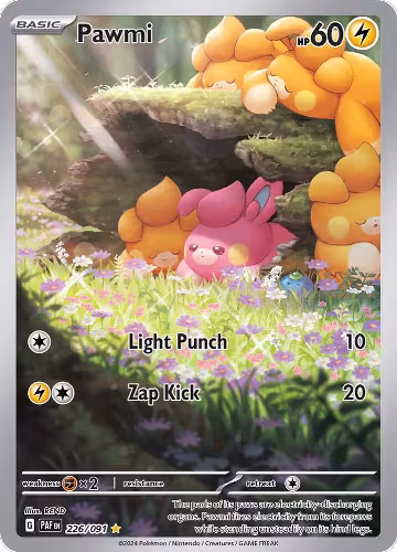 Pawmi - 226/091 (226/091), Paldean Fates — Pokémon card price