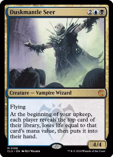 Duskmantle Seer (188), Ravnica: Clue Edition — Magic card price